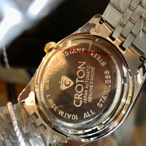 🚨SOLD🚨ON MERCARI} Automatic Day Date Diamond SS NEW Watch - Picture 6 of 13